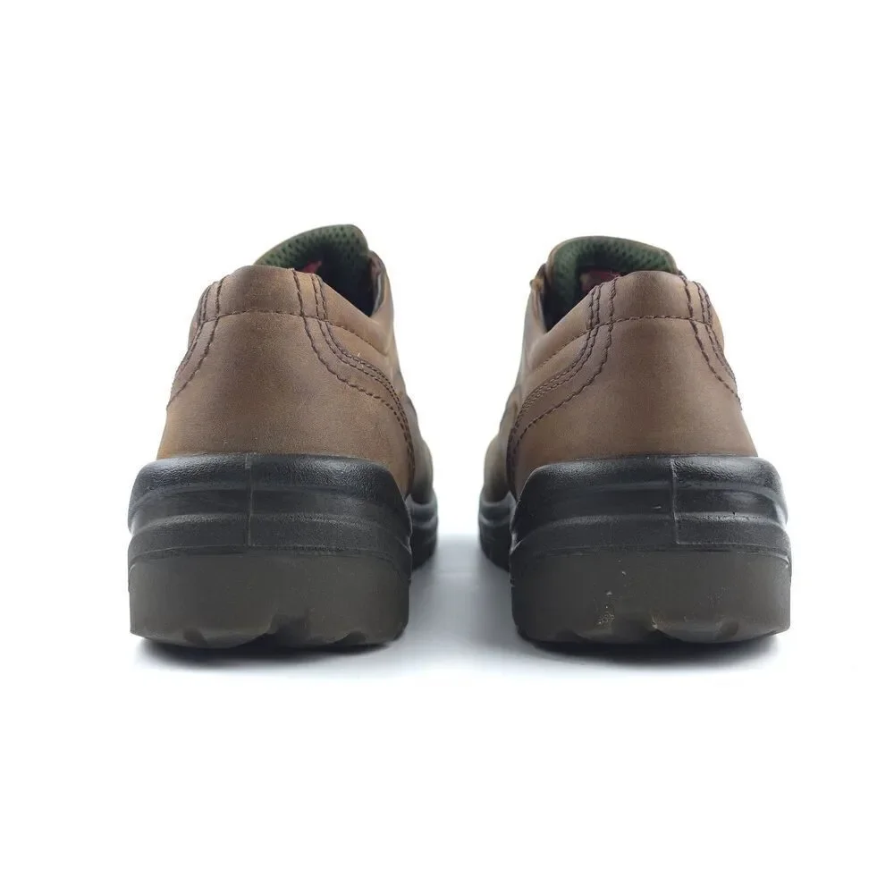 RED WING King Steel Toe Safety Work Shoe Low Top Oxford Brown Leather Workwear